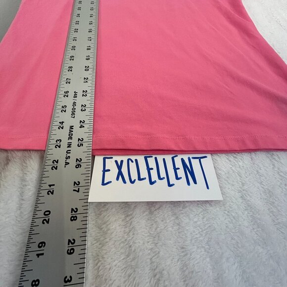 Lauren Ralph Lauren Womens Pink Long Sleeve 1/4 Zip Mock Neck Top Large Stretch - Picture 7 of 7